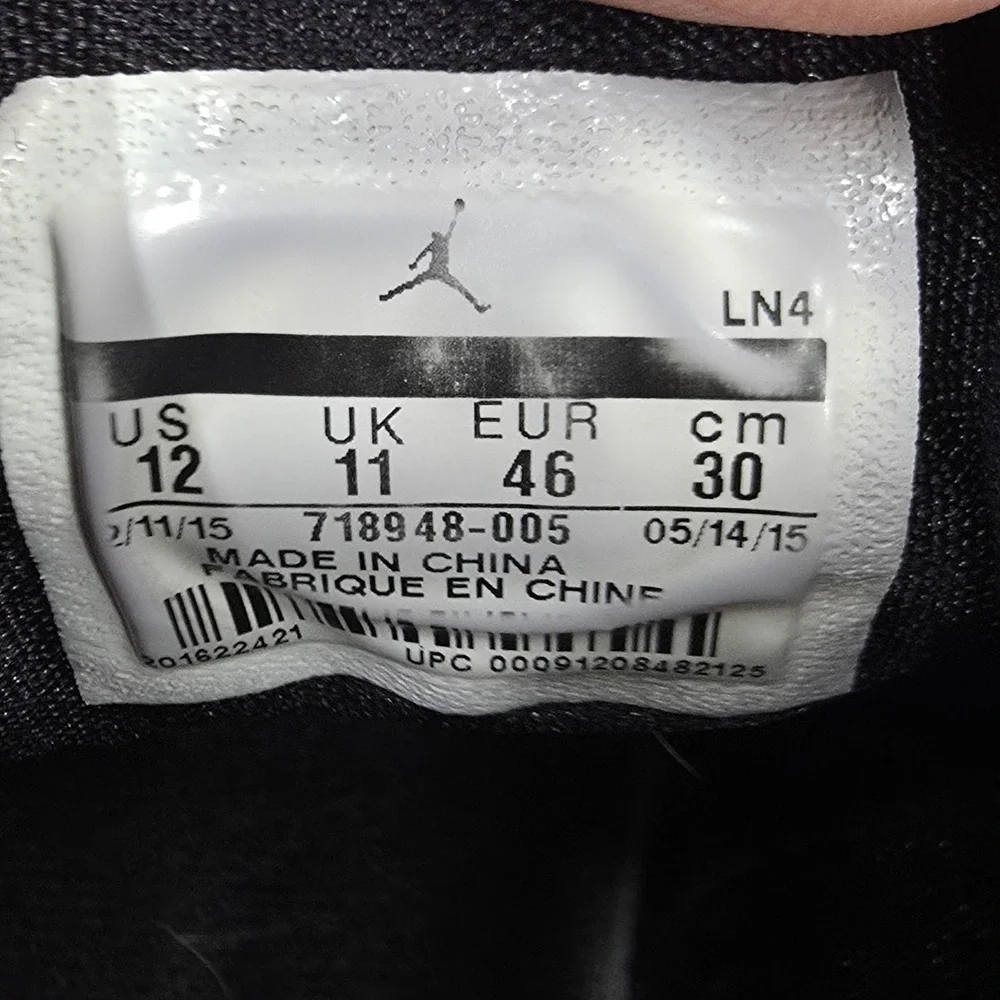 Jordan Future Low  Gamma Woven Sneakers Mens 12 Black Low Top‎ Shoes 718948-005